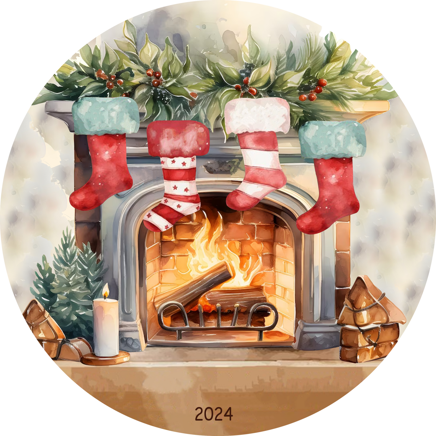 Family Stocking Christmas Ornaments