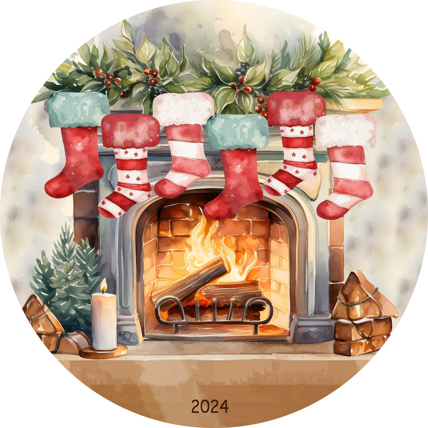 Family Stocking Christmas Ornaments