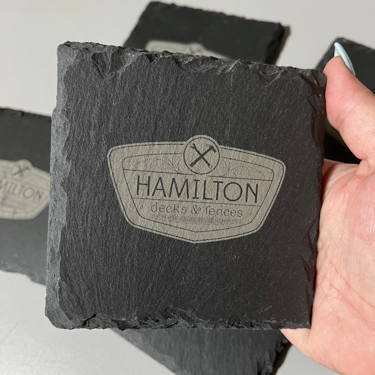 Custom Slate Coasters - Set of 4