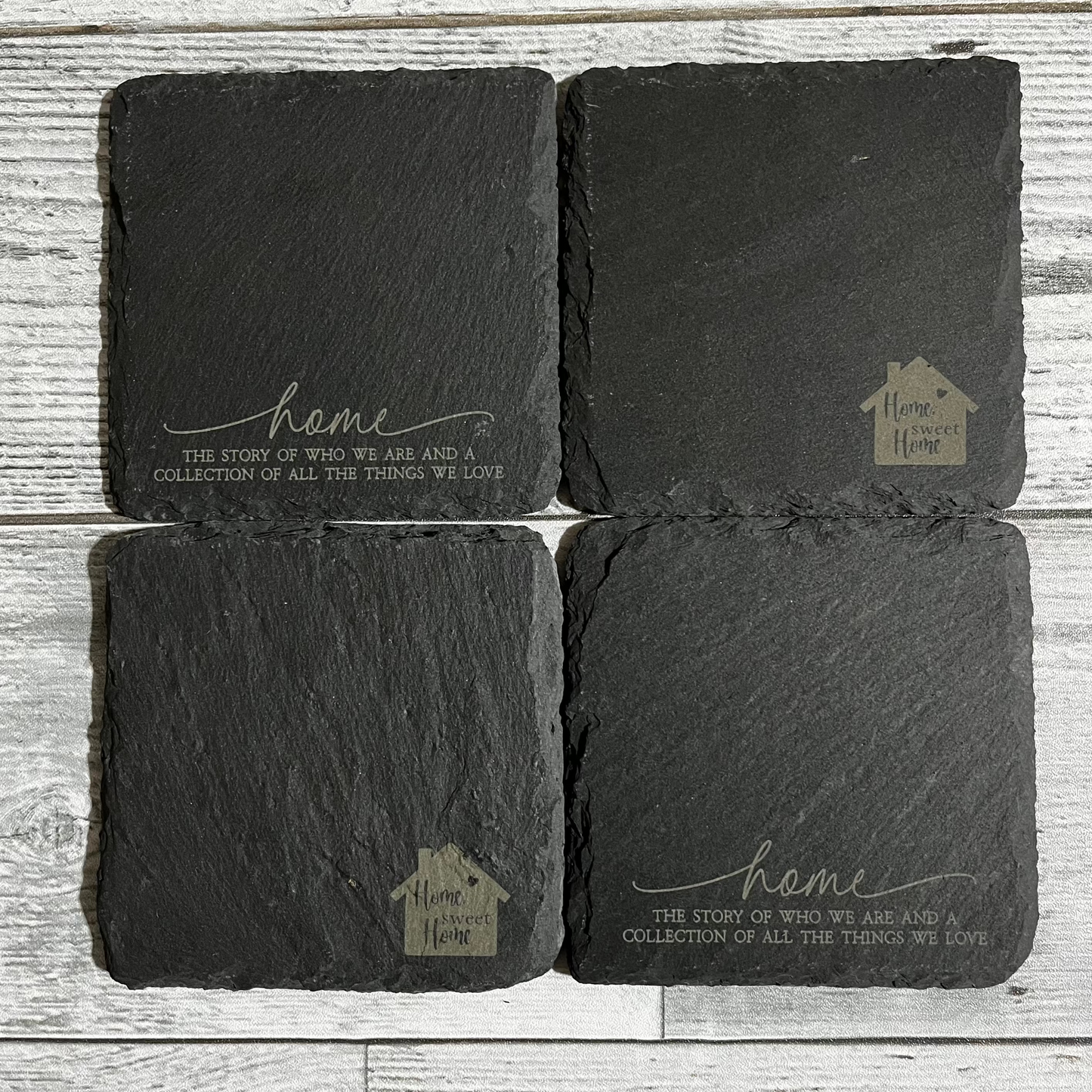 Custom Slate Coasters - Set of 4