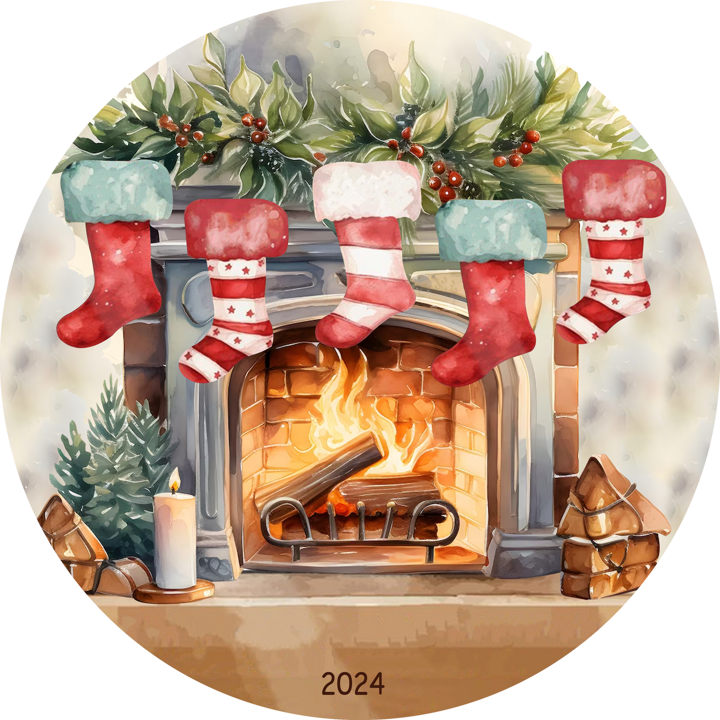 Family Stocking Christmas Ornaments