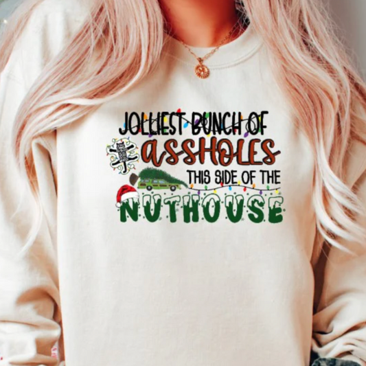 Jolliest Bunch of Assholes Christmas Sweater