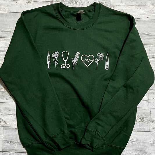 Nurses Bloom Sweater
